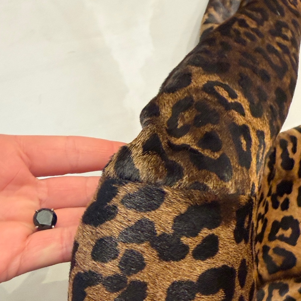 Carlisle Leopard Print Leather Jacket - Picture 10 of 15